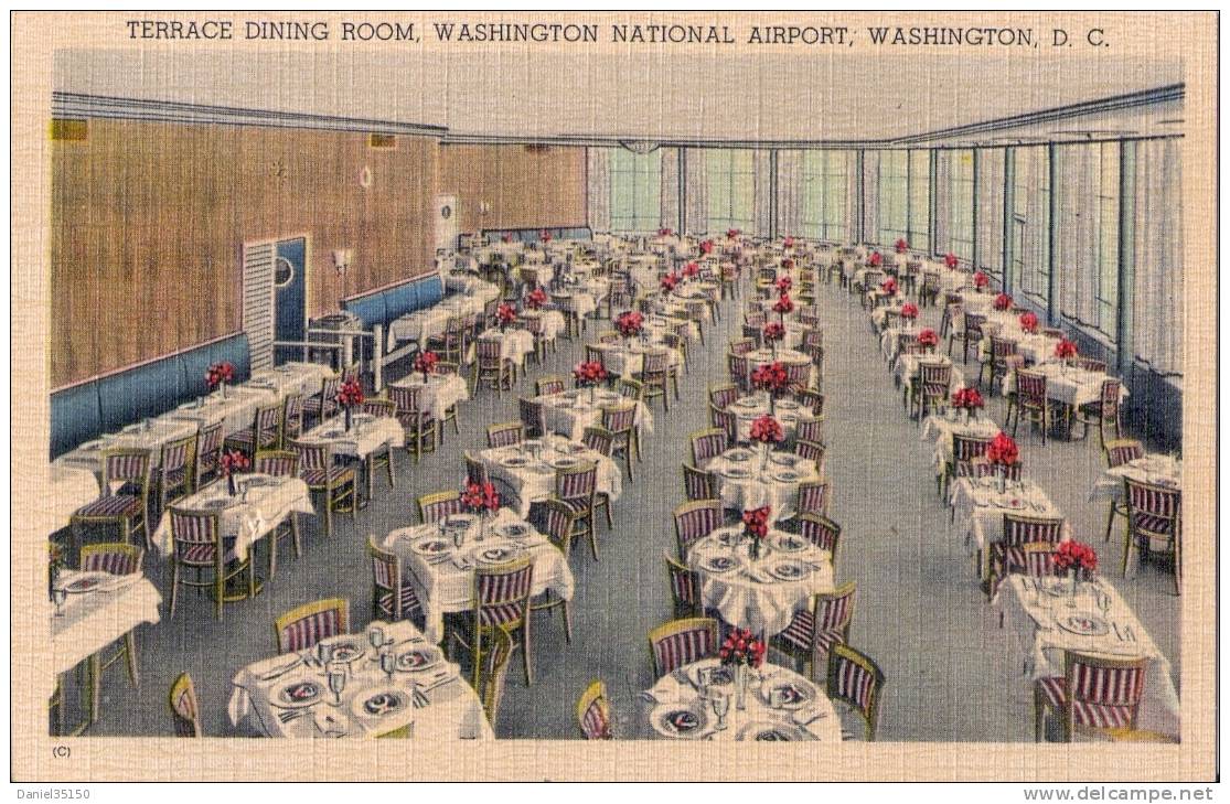 TERRACE DINNING ROOM, WASHINGTON NATINAL AIRPORT, WASHINGTON D. C. - Washington DC
