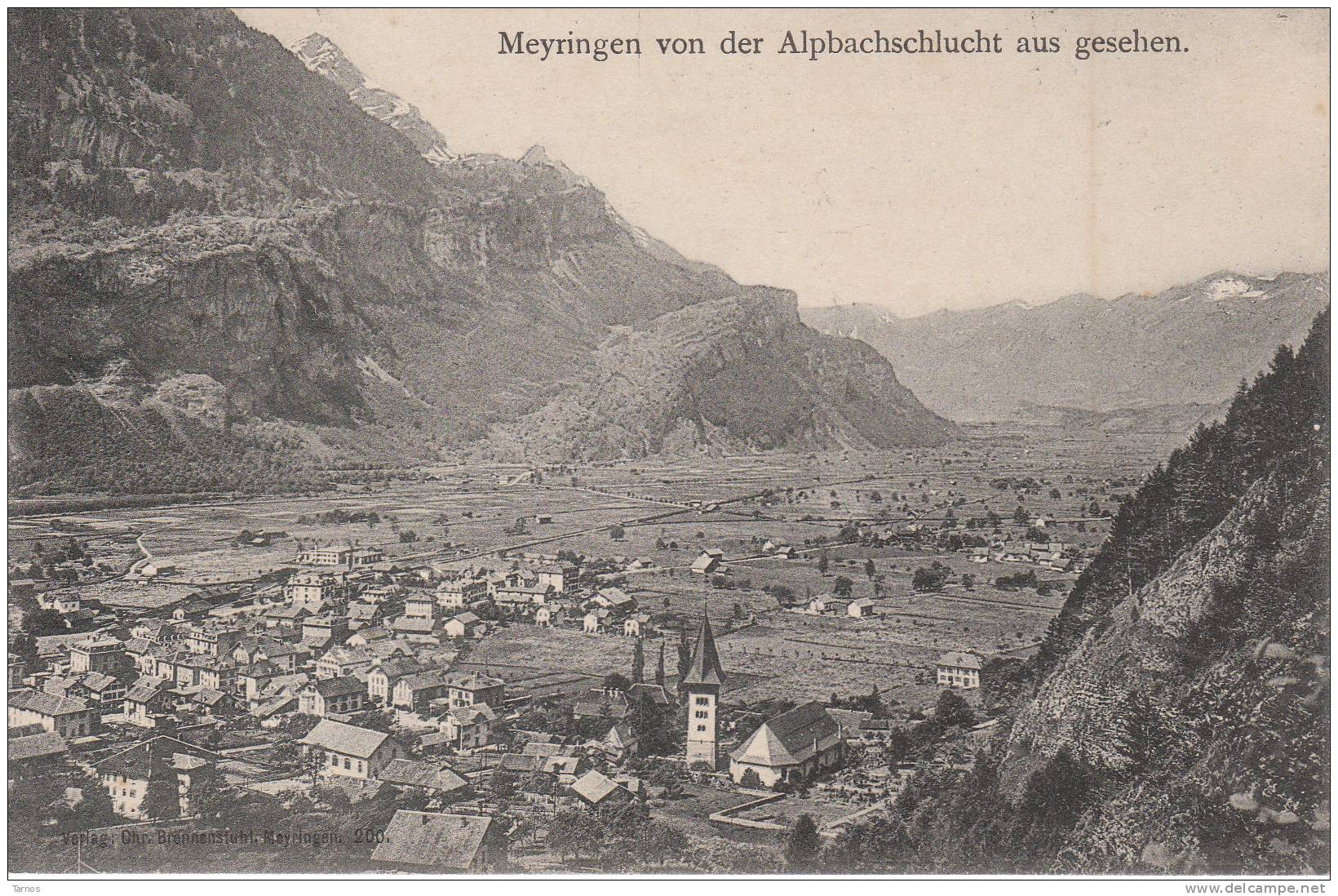 MEYRINGEN VON DER ALPBACHSCHLUCHT AUS GESEHEN - Meyrin