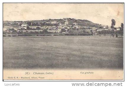 387.  -  CHANAS.  -  VUE GENERALE. - Chanas