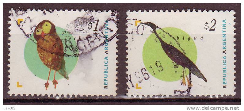 ARGENTINE - 1995 - YT N° 1889 / 1890 - Oblitérés - - Used Stamps