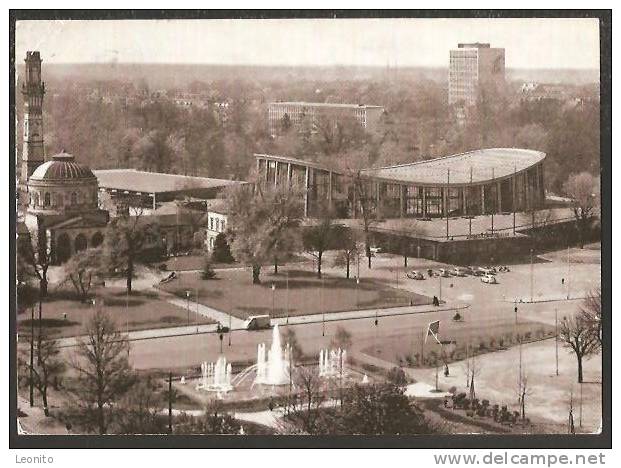 Karlsruhe Festplatz Mit Schwarzwaldhalle Stempel Besucht Uns Im Zoo - Karlsruhe