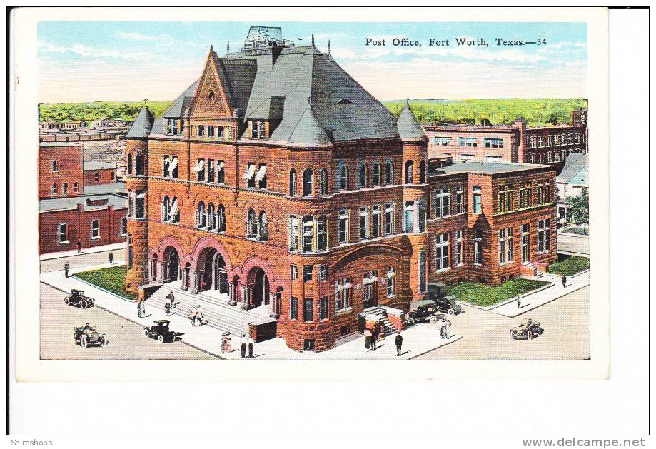 Post Office Fort Worth Texas 1927 - Fort Worth