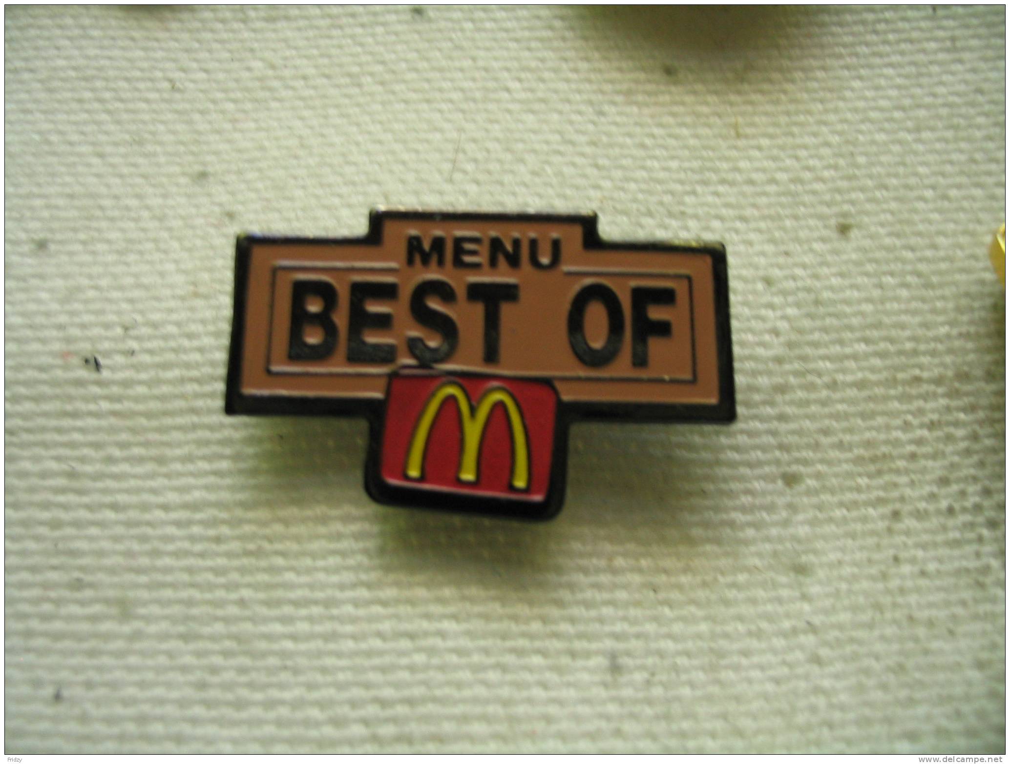 Pin´s Mac Donald. Menu BEST OFF - McDonald's