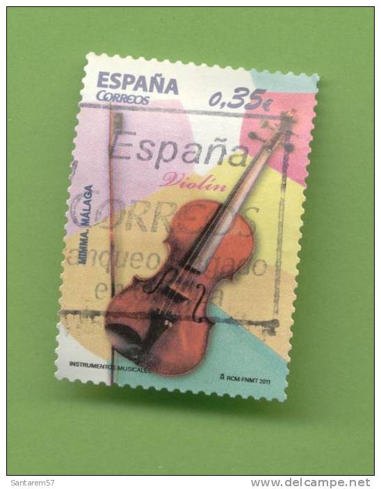 ESPAGNE Oblitéré Used Stamp MIMMA MALAGA VIOLIN VIOLON 2011 WNS ES019.11 - Used Stamps