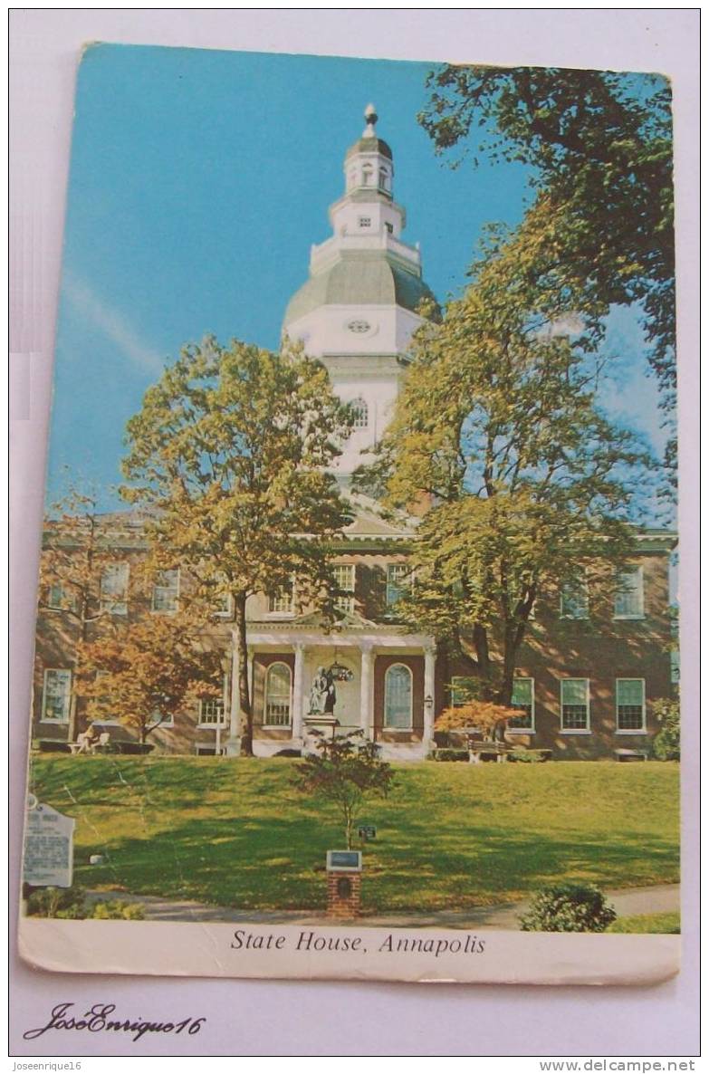 STATE HOUSE ANNAPOLIS. MARYLAND - Annapolis