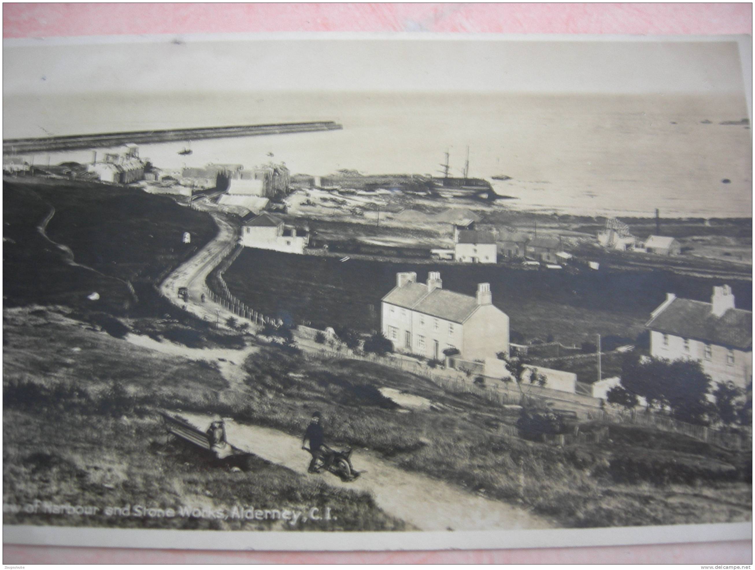 ALDERNEY View Of Harbour And Stone Work - Alderney