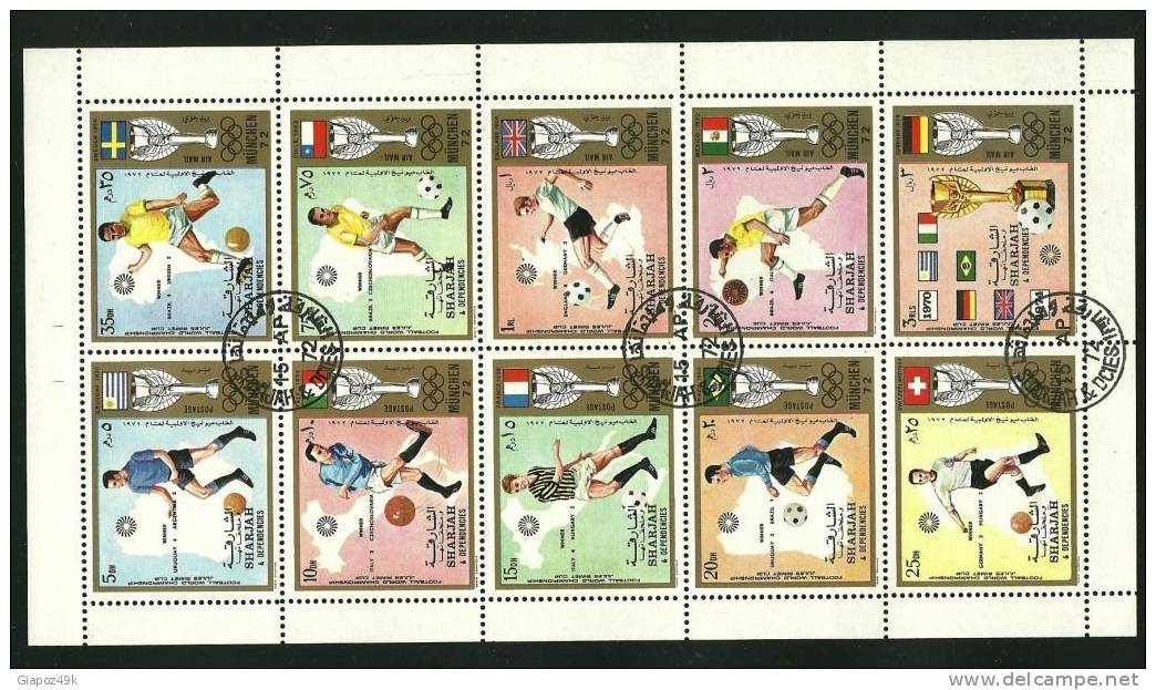 ● SHARJAN - 1972 - OLIMPIADI - N. ? Usati - Serie Completa - Cat. ? € - Lotto N. 1011 - 1970 – Mexico