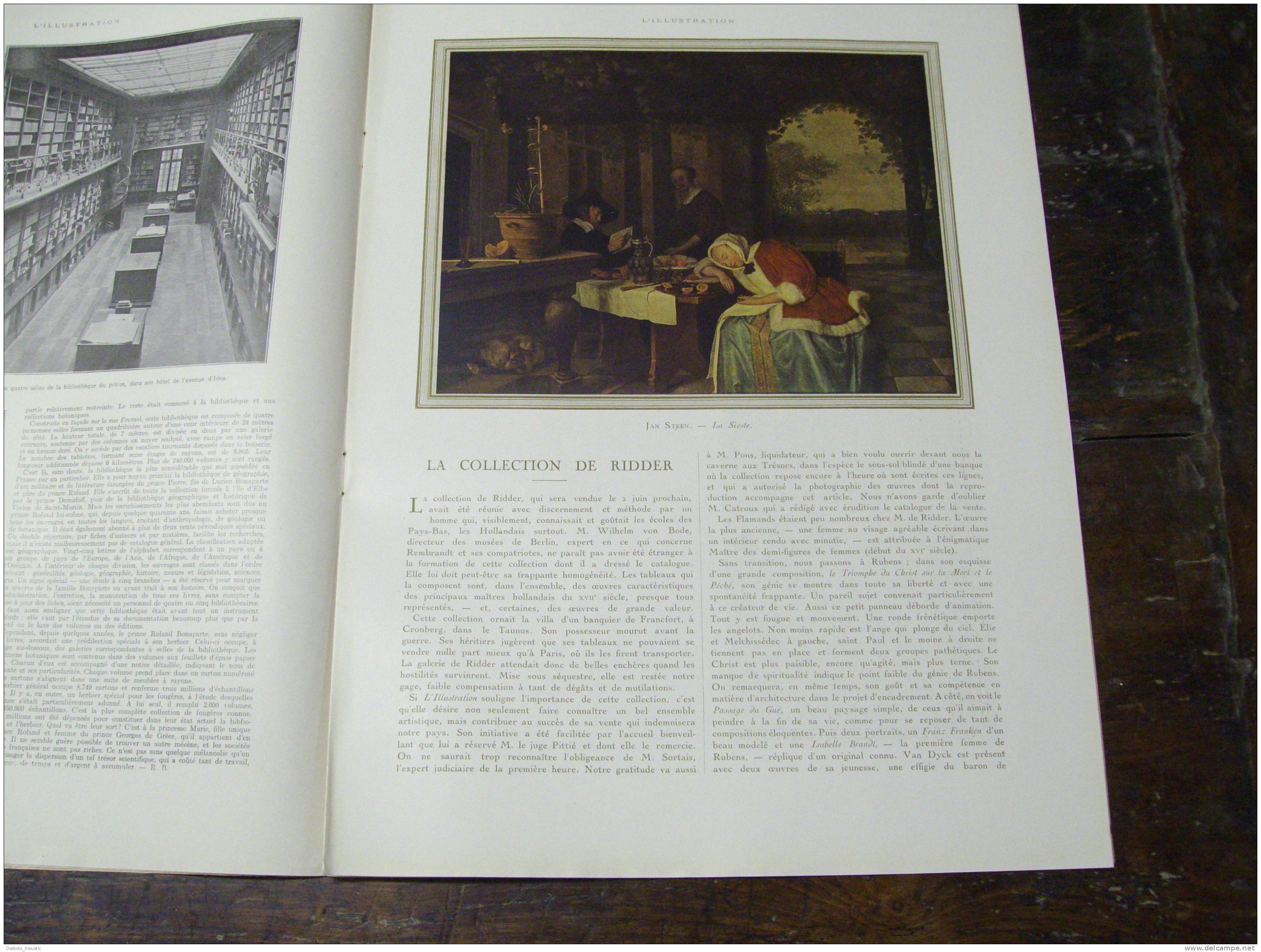 1924 Les Débuts De SARDOU ;La Petite Place D' ARRAS  Avant Et Après; La Collection De RIDDER ; 1ère Usine à Gaz à PARIS - L'Illustration