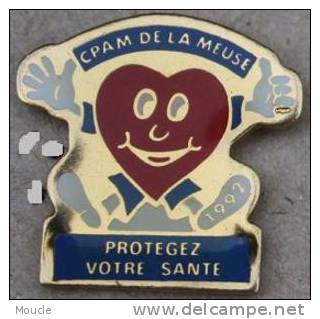 CPAM DE LA CREUSE - COEUR - PROTEGEZ VOTRE SANTE - 1992 - Asociaciones