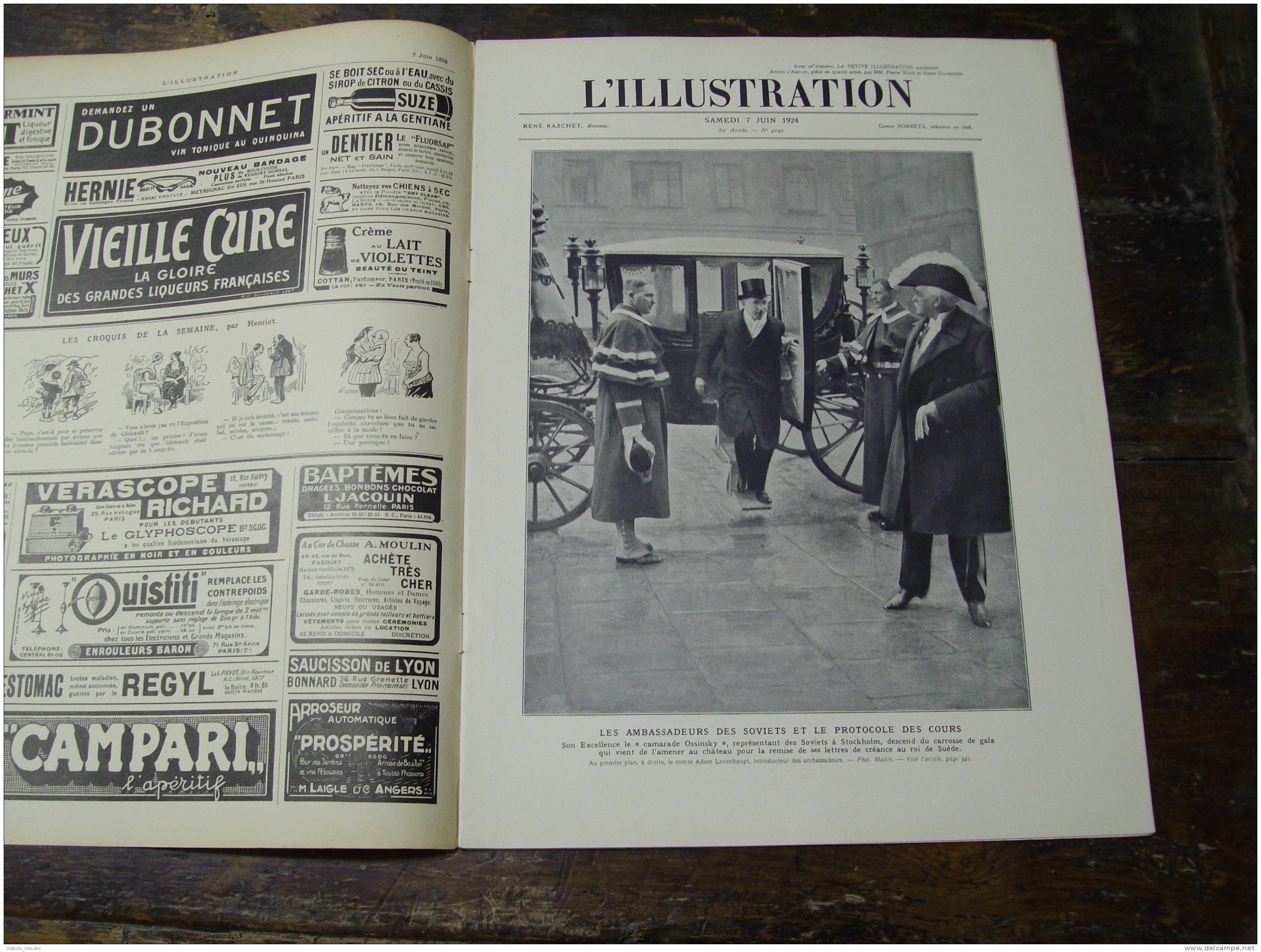 1924 MONTOIRE Vu Depuis Le Château ; Les Transformations De Sacha Guitry ; Les Poupées De Provinces à PARIS ..........; - L'Illustration