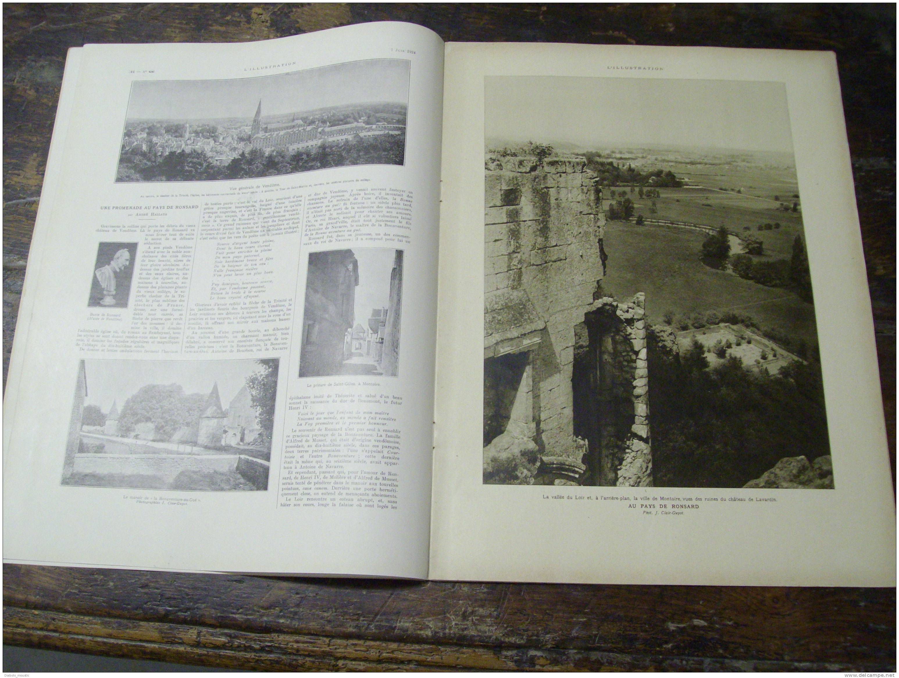 1924 MONTOIRE Vu Depuis Le Château ; Les Transformations De Sacha Guitry ; Les Poupées De Provinces à PARIS ..........; - L'Illustration