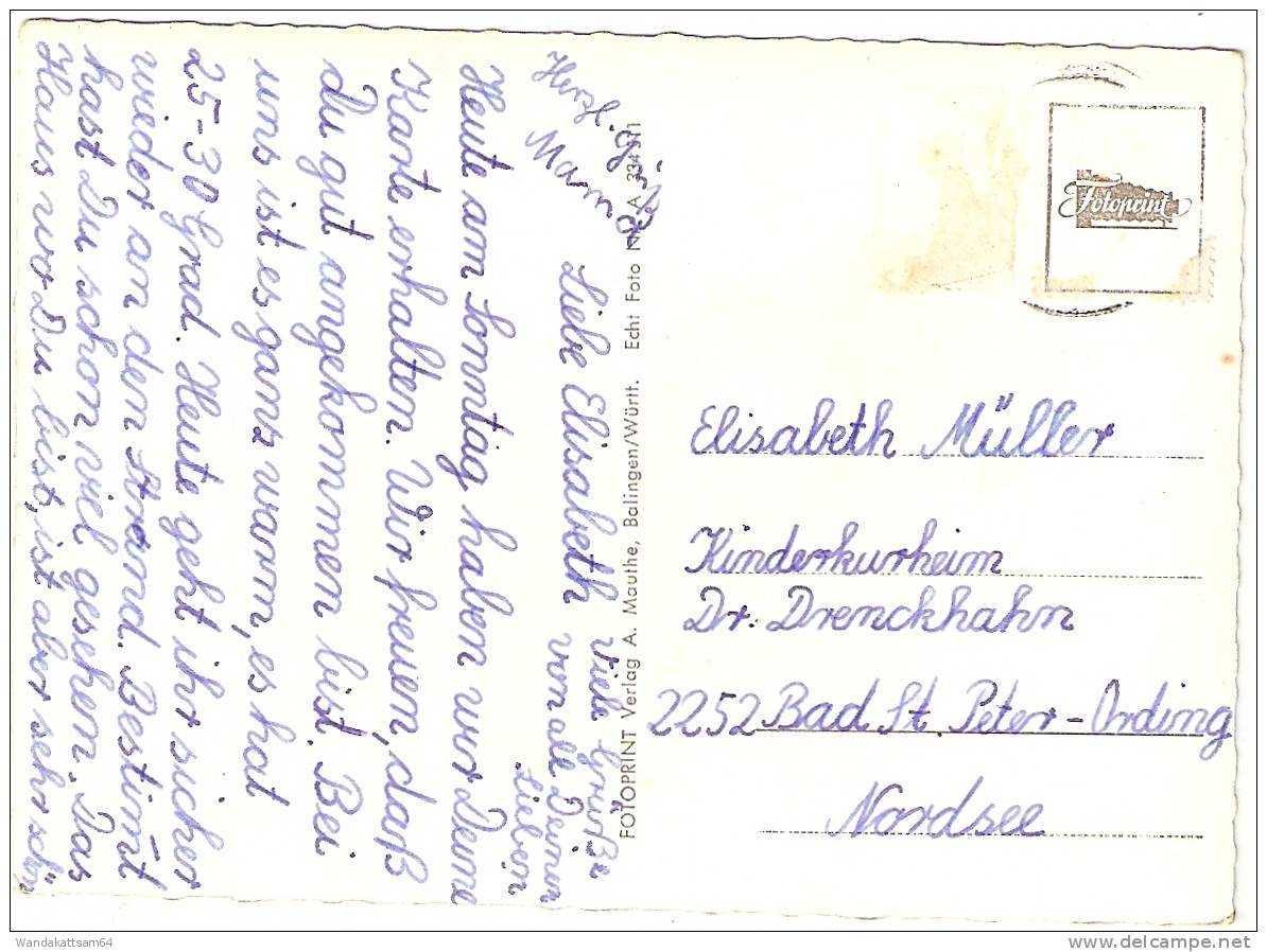 AK 334311 Biberach Im Kinzigtal (Schwarzwald) Mit Brandenkopf Totale Ort Und Datum Nicht Erkennbar Briefmarke Entfernt N - Biberach