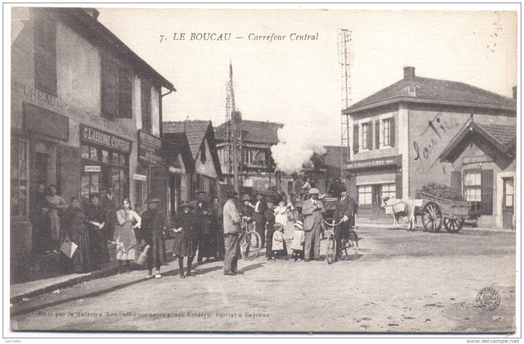 LE BOUCAU - 64 - Pays Basque - Carrefour Central - Passage Du Train - Achat Immédiat - Boucau