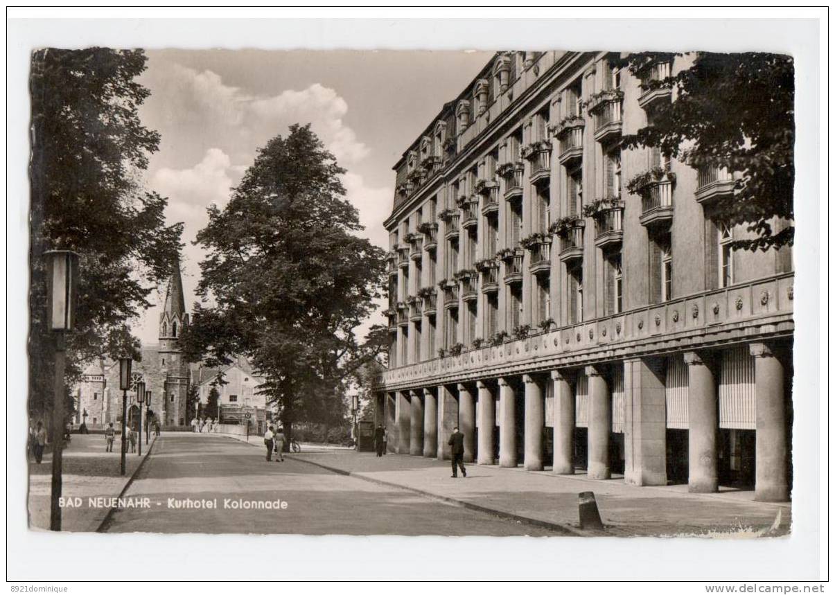 Bad Neuenahr - Kurhotel Kolonnade  - An Der Ahr - Gelaufen  1950 - Bad Neuenahr-Ahrweiler