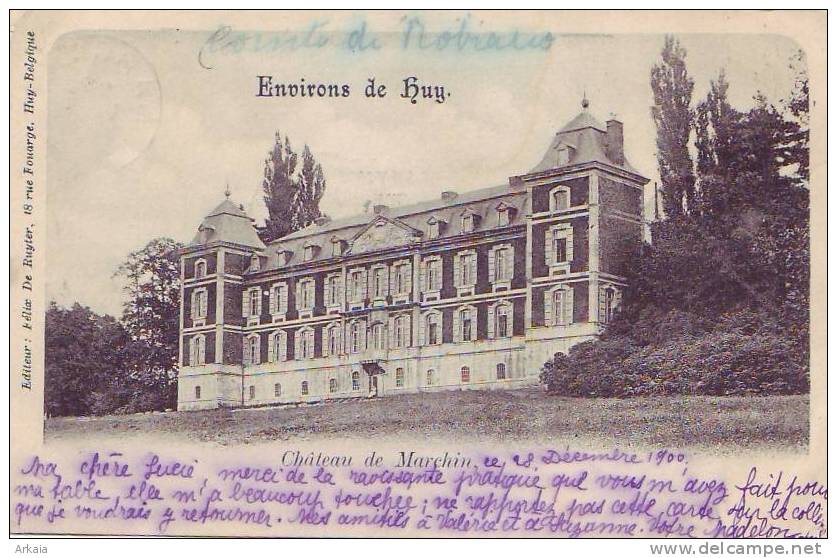 MARCHIN LEZ HUY = Château De Marchin (1900) - Marchin