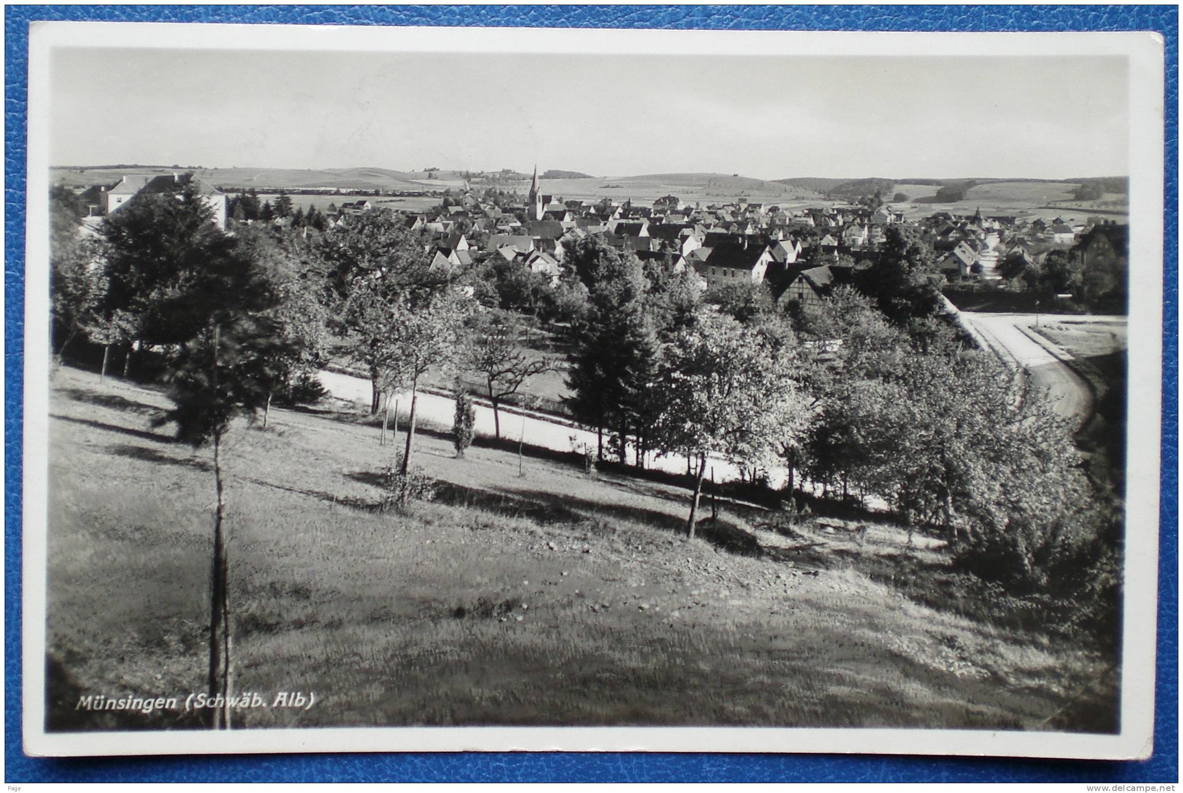 Münsingen,Teilansicht,Blick Auf Münsingen,1934, - Muensingen