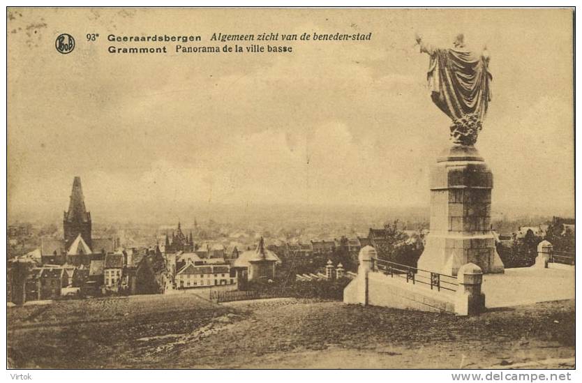 Geraardsbergen :  Algemeen Zicht Van De Beneden Stad   ( Geschreven Met Zegel ) - Geraardsbergen