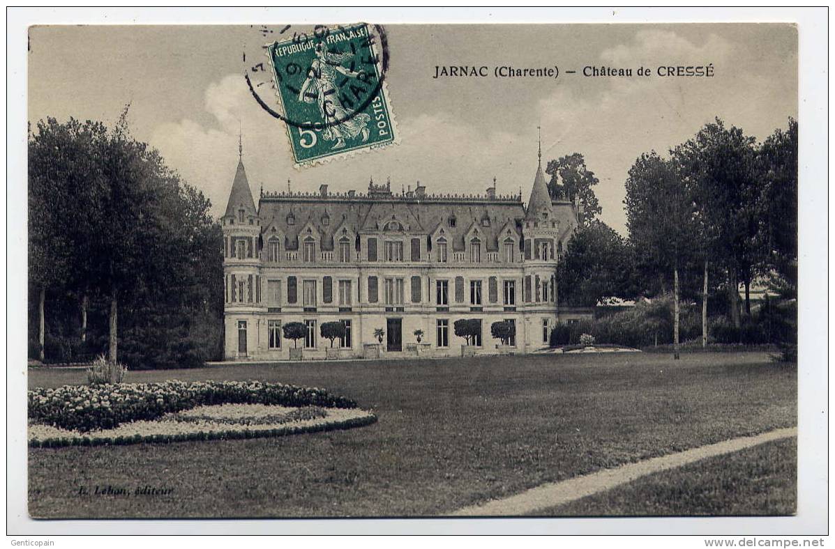 Q28 - JARNAC - Château De CRESSE (1911) - Jarnac