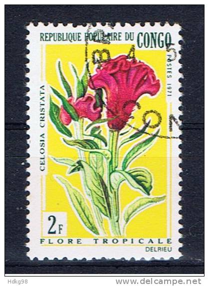 RPC+ Kongo Brazzaville 1971 Mi 273 Blüte - Gebraucht