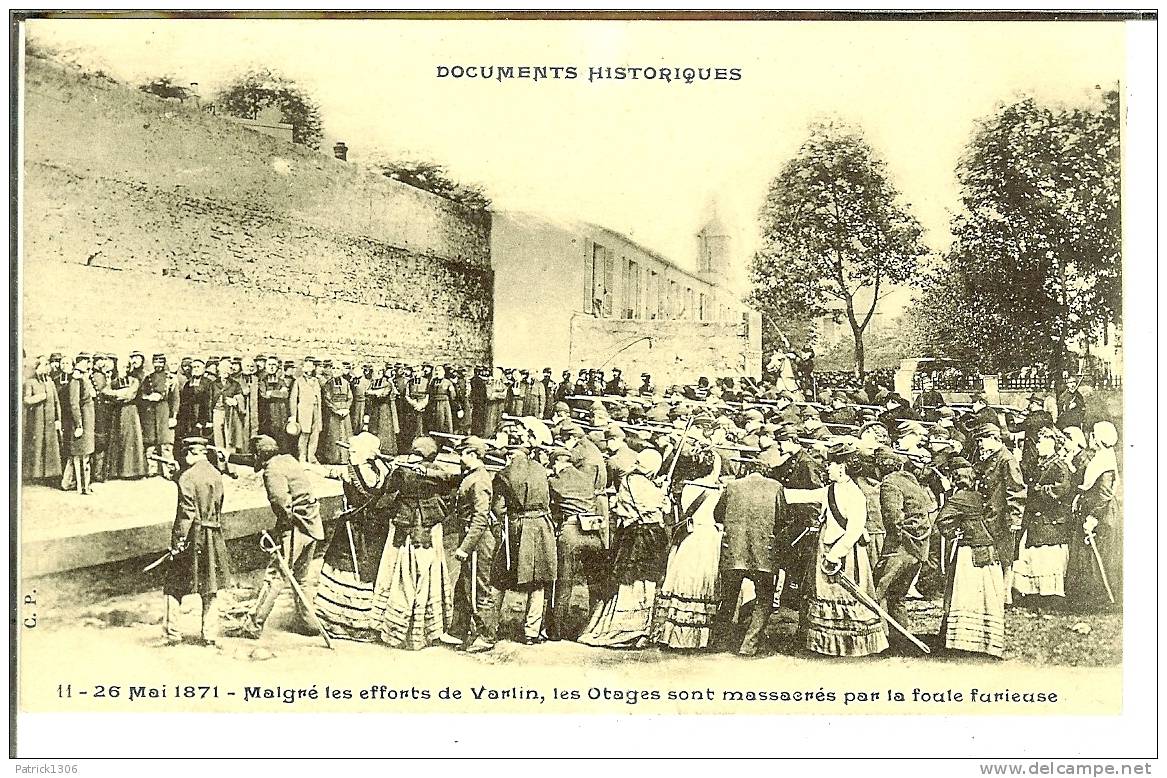 CPA  26 Mai 1871, Les Otages Sont Massacrés Par La Foule 4381 - Altri & Non Classificati