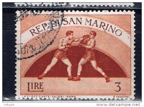 RSM San Marino 1954 Mi 515 Boxen - Gebraucht