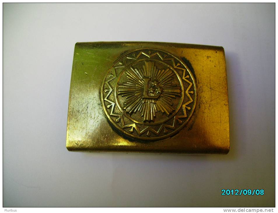 LATVIA LATVIJA , MILITARY BELT BUCKLE ,m - Uniform