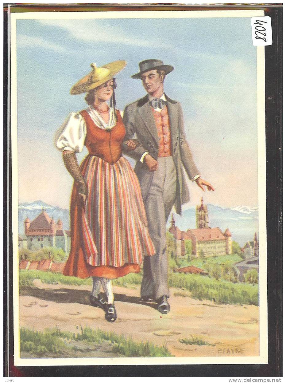 GRÖSSE 10x15 - COSTUMES VAUDOIS  - TB - Andere & Zonder Classificatie