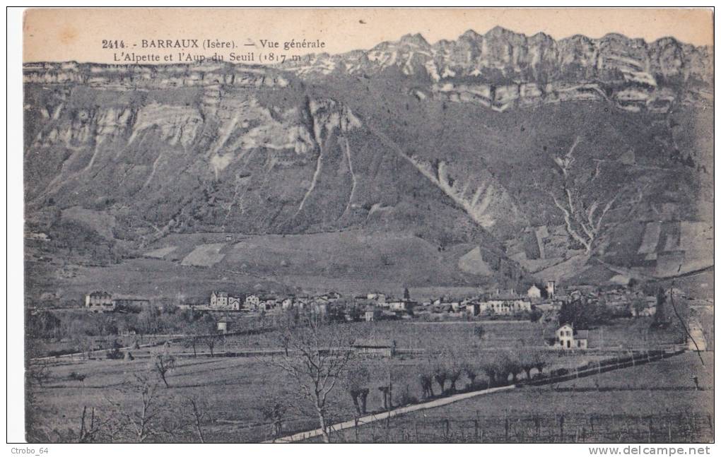 CPA BARRAUX 38 - Vue Générale - Barraux