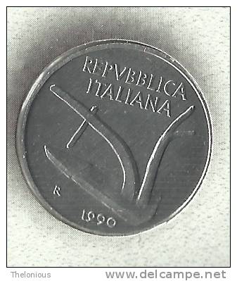 LIRE 10 REPUBBLICA ITALIANA 1990 FDC - 10 Lire