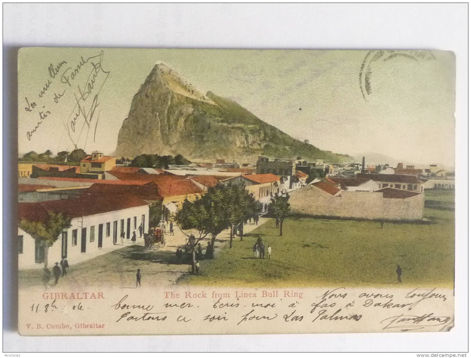 GIBRALTAR - The Rock From Linea Bull Ring - Gibraltar