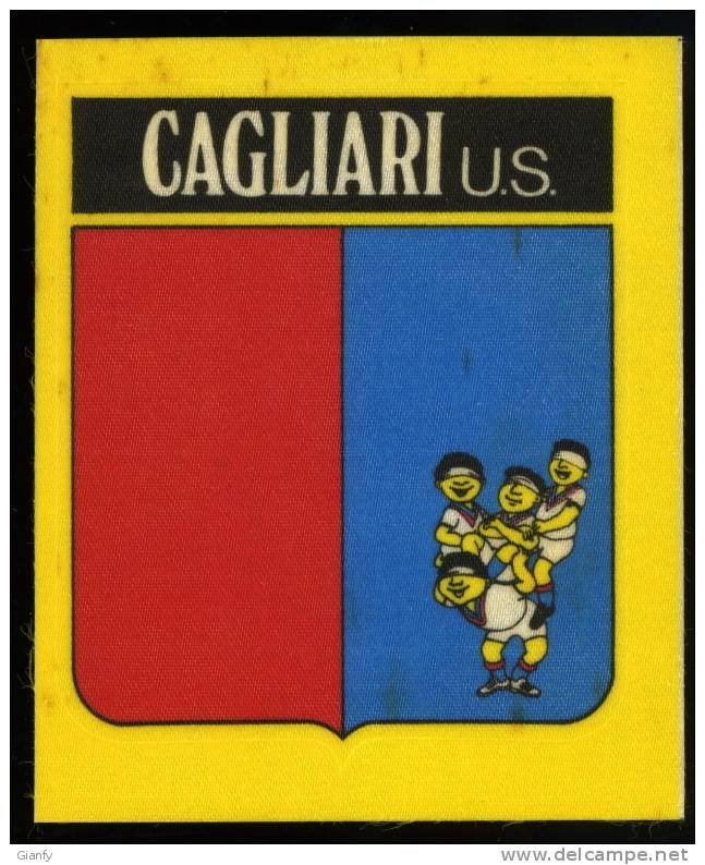 CALCIO CAGLIARI SCUDETTO 9 X 7,5 CM SERIGRAFATO - Altri & Non Classificati