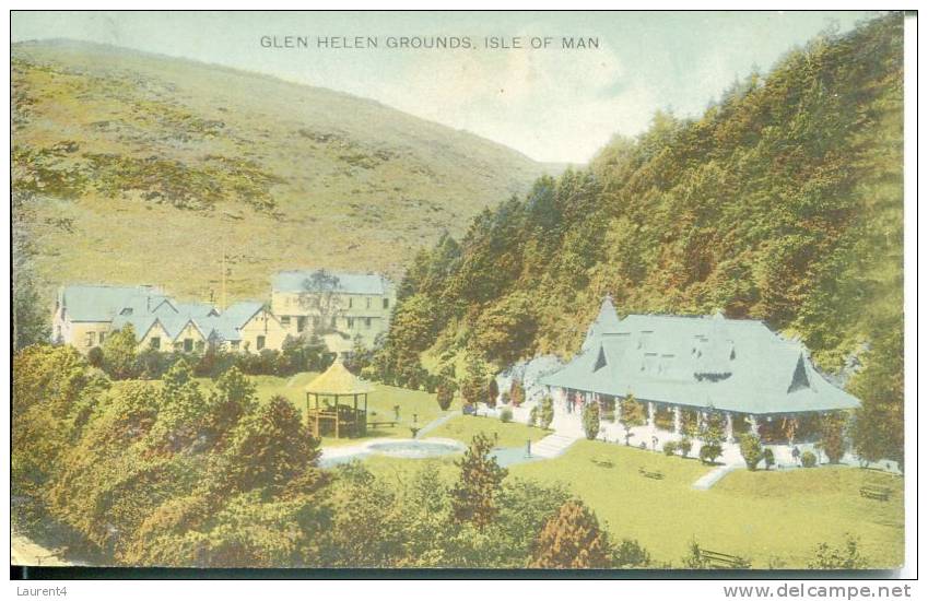 (875) Very Old Isle Of Man Postcard - Glen Helen - Ile De Man