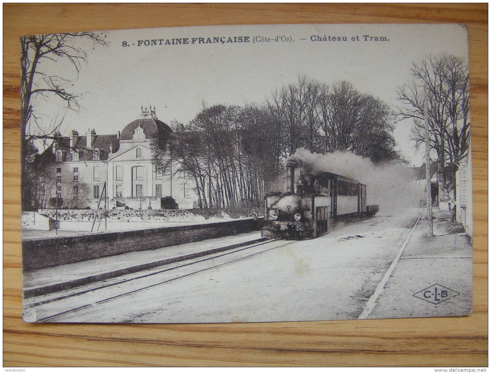 CPSM..AUBERGE DE LA TOUR..F.BERTHELOT....LOCOMOTIVE VAPEUR....POUR Mr CLAVEAU ANDRE ANIMATEUR RADIO..2 SCANS..1955 - Mereville