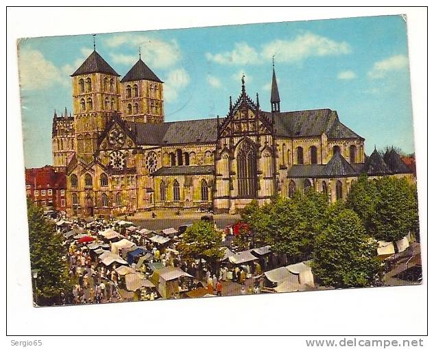 MUNSTER-ST.PAULUS-DOM-MARKETPLACE-traveled - Münster