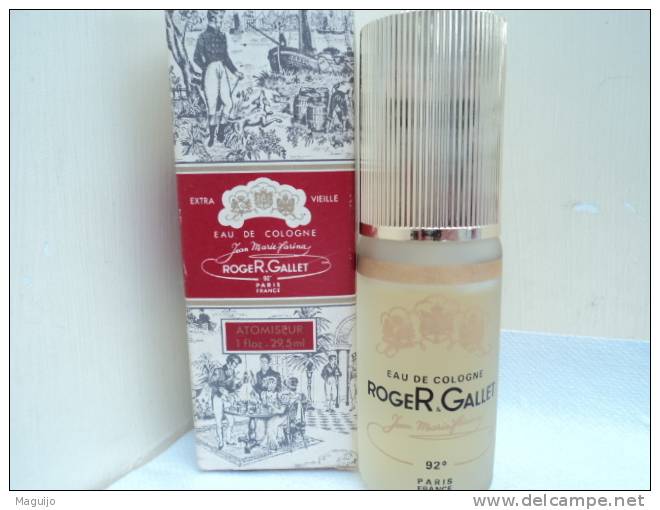 ROGER & GALLET" J.M.FARINA " EXTRA VIEILLE" ATO; 29,5 ML  LIRE !!! - Miniatures Femmes (avec Boite)