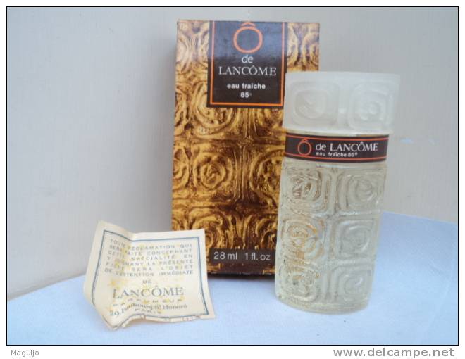 LANCOME "O DE LANCOME EAU FRAICHE 28 ML 85 ° PAS VAPO CONTENANCE RARE  LIRE !!! - Miniaturas Mujer (en Caja)