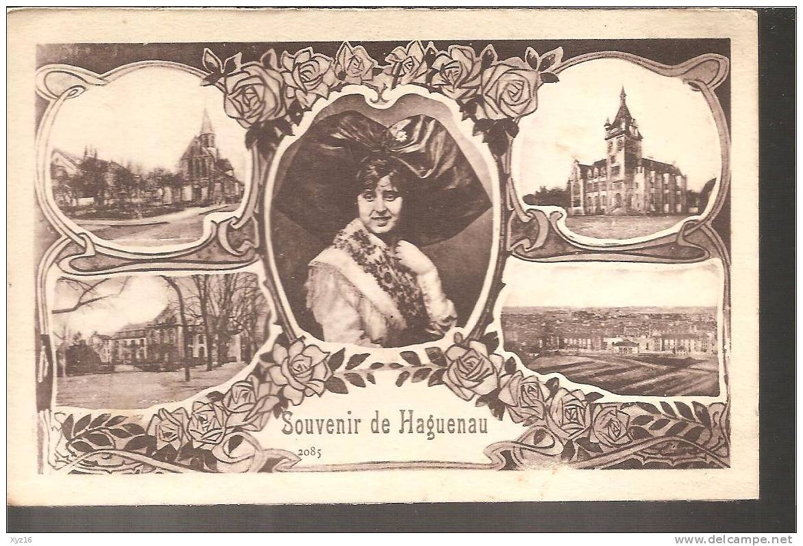 SOUVENIR DE HAGUENAU Carte Multi Vues - Haguenau