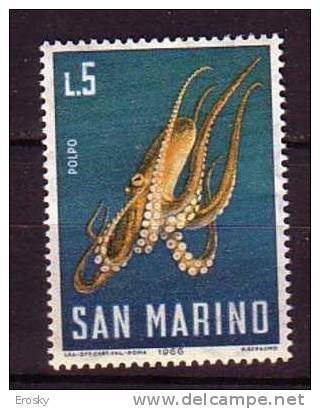 Y7206 - SAN MARINO Ss N°725 - SAINT-MARIN Yv N°680 ** POISSONS - Nuovi