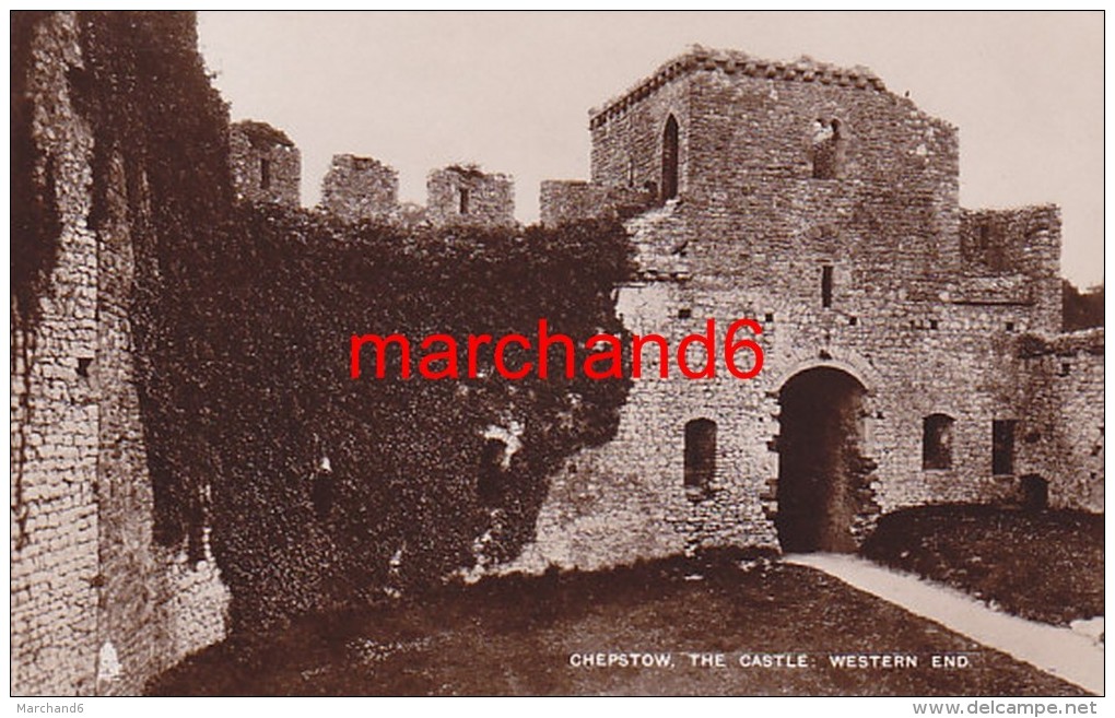 ROYAUME UNI CHEPSTOW THE CASTLE WESTERN END Editeur Raphael Tuck & Sons - Monmouthshire