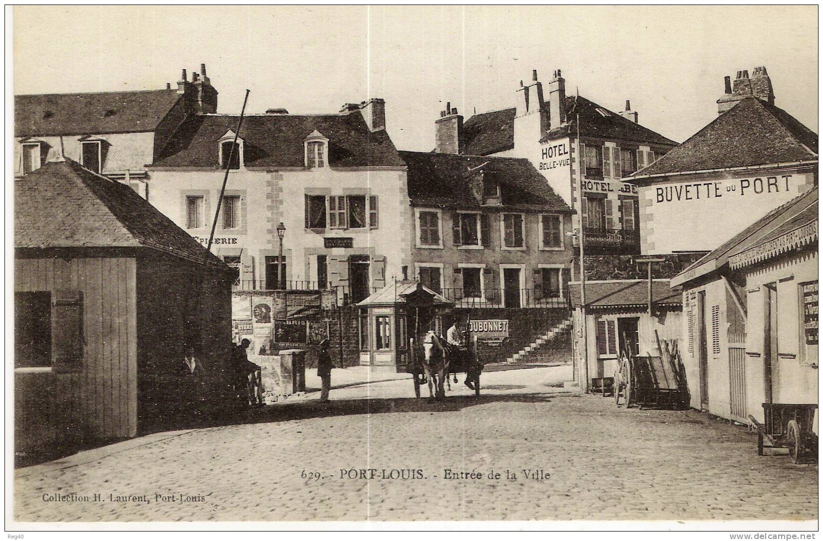 D56 - 629 - PORT LOUIS  - Entrée De La Ville - Port Louis