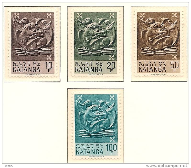 Katanga 52/58, 56/65, **MNH - Katanga