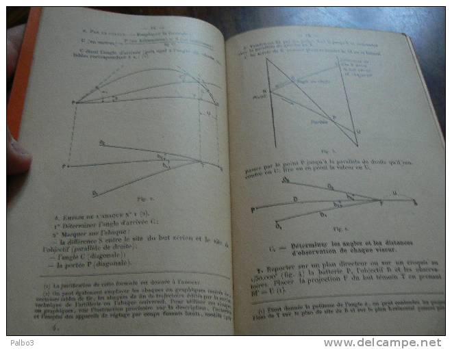 notice instruction sur la methode du réticule tangent de l'artillerie 1932