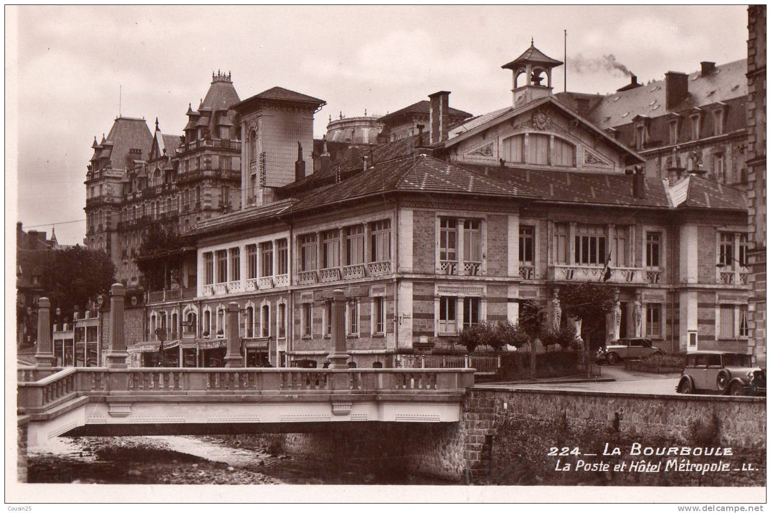 63 LA BOURBOULE - La Poste Et Hôtel Métropole - La Bourboule