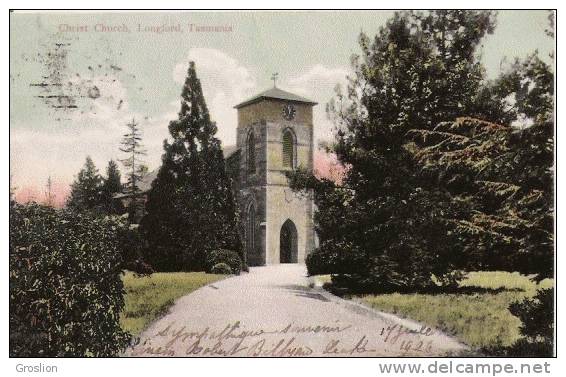 CHRIST CHURCH 6  LONGFORD TASMANIA  1906 - Sonstige & Ohne Zuordnung