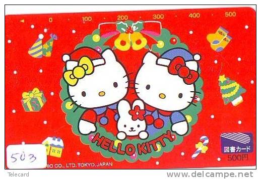 Télécarte Japon HELLO KITTY (503) KAT CAT CHAT * Katze PHONECARD Japan * TELEFONKARTE * - Stripverhalen