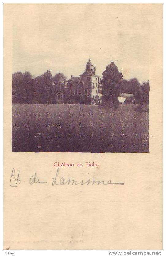 TINLOT = Le Château  (écrite) 1921 - Tinlot