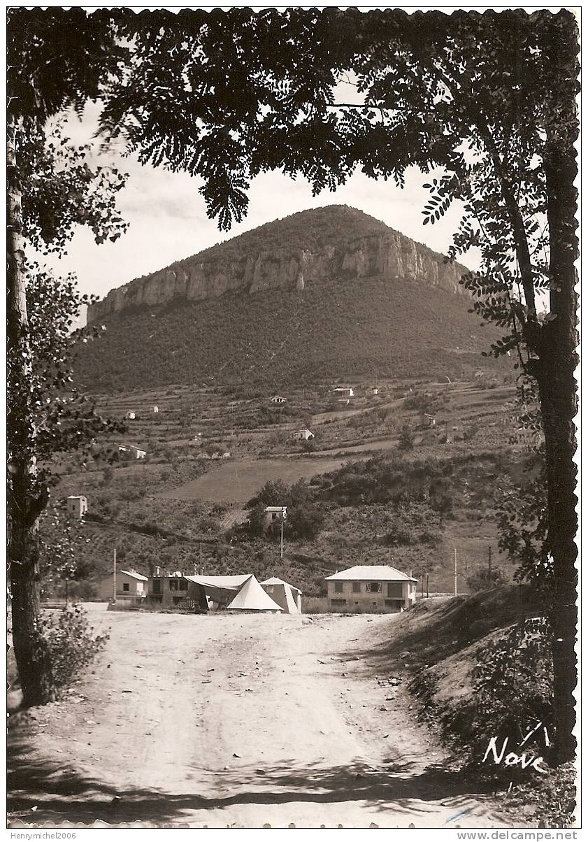 Aveyron - Millau , Camping De Cureplais Et " La Couronne Du Causse Noir"  Rare, Ed Photo Nove - Millau