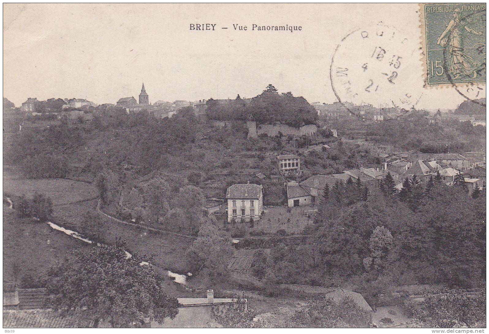 BRIEY.  _  Vue Panoramique. Immense Parc Entouré De Murs. - Briey