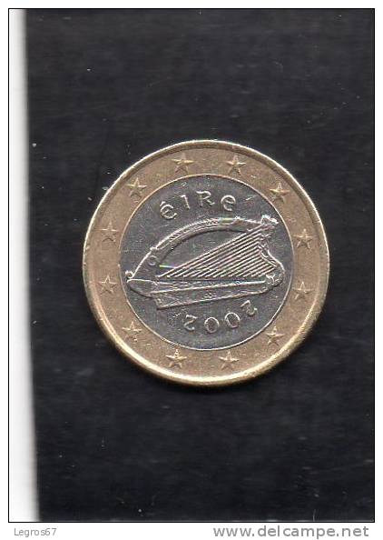 PIECE DE 1 EURO IRLANDE 2002 - Irland