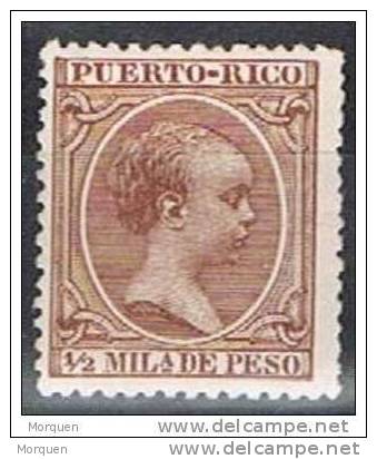 Lote 6 Sellos Puerto Rico, Colonia Española, Edifil Num 86, 102, 103, 104, 130, 132 º - Puerto Rico
